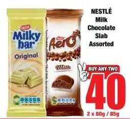 Boxer NESTLÉ Milk Chocolate Slab Assorted offer