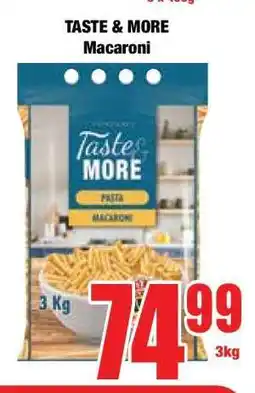 Boxer TASTE & MORE Macaroni offer