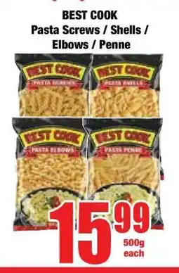 Boxer BEST COOK Pasta Screws / Shells / Elbows / Penne offer
