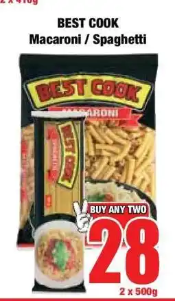 Boxer BEST COOK Macaroni / Spaghetti offer