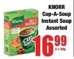 Boxer KNORR Cup-A-Soup Instant Soup Assorted offer
