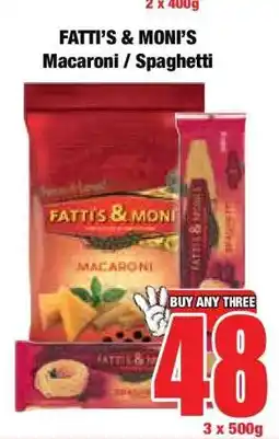 Boxer Fatti's & Moni's Macaroni/Spaghetti offer