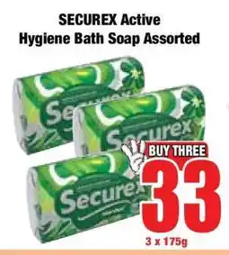 Boxer SECUREX Active Hygiene Bath Soap Assorted offer