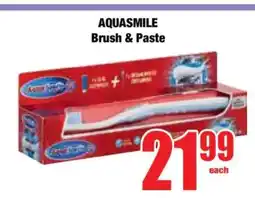 Boxer AQUASMILE Brush & Paste offer