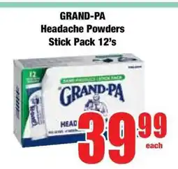 Boxer GRAND-PA Headache Powders Stick Pack 12's offer