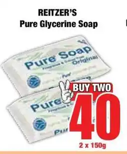 Boxer REITZER'S Pure Glycerine Soap offer