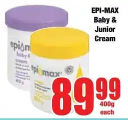 Boxer EPI-MAX BABY & JUNIOR CREAM offer