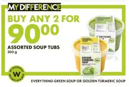 Woolworths Assorted Soup Tubs offer