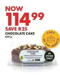 Woolworths CHOCOLATE CAKE offer