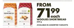 Woolworths Woolies Shortbread offer