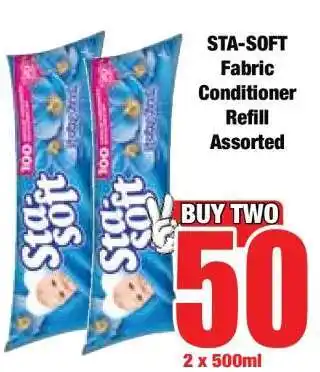 Boxer STA-SOFT Fabric Conditioner Refill Assorted offer