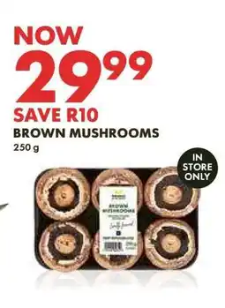 Woolworths Brown Mushrooms offer