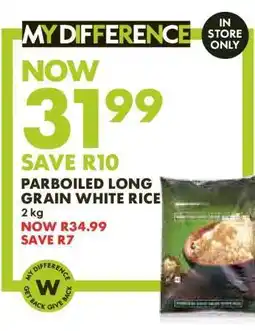 Woolworths Parboiled Long Grain White Rice offer