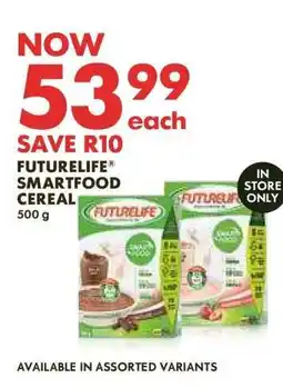 Woolworths FUTURELIFE SMARTFOOD CEREAL 500 g offer