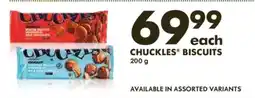 Woolworths CHUCKLES BISCUITS offer
