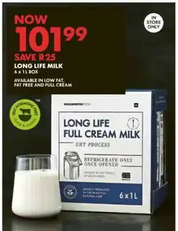 Woolworths Long Life Milk offer