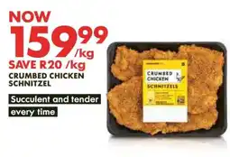 Woolworths Crumbed Chicken Schnitzel offer