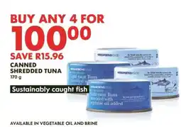 Woolworths Canned Shredded Tuna offer