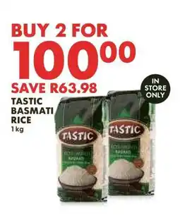Woolworths Tastic Basmati Rice offer