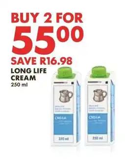 Woolworths LONG LIFE CREAM offer