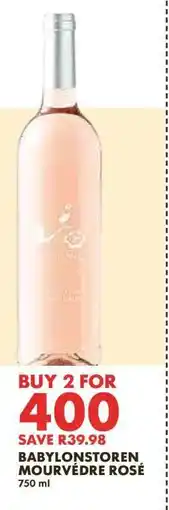 Woolworths BABYLONSTOREN Mourvedre Rosé offer