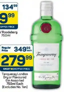 Pick n Pay Liquor Tanqueray London Dry or Flavoured Gin Assorted offer