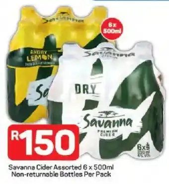 Savanna Cider Assorted Non-returnable Bottles