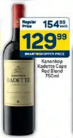 Pick n Pay Liquor Kanonkop Kadette Cape Red Blend offer