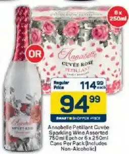 Pick n Pay Liquor Annabelle Petillant Cuvée Sparkling Wine Assorted or Cans offer