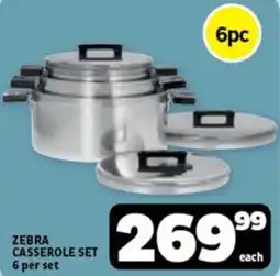 Usave Zebra casserole set offer