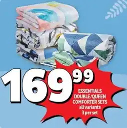 Usave Essentials double/ queen comforter sets offer