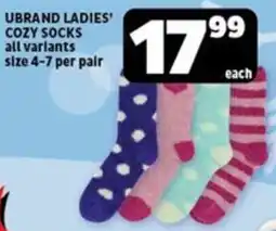 Usave Ubrand ladies cozy socks offer