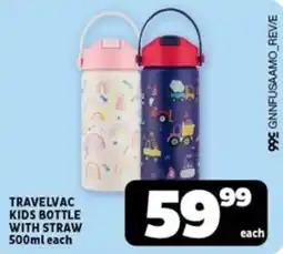 Usave Travelvac kids bottle with straw offer