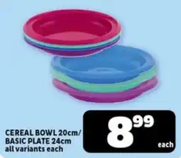 Usave Cereal bowl/ basic plate offer