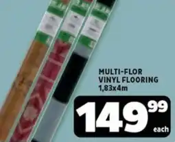 Usave Multi-flor vinyl flooring offer