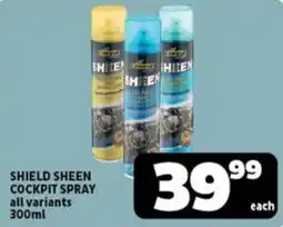 Usave Shield sheen cockpit spray offer