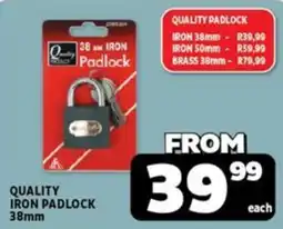 Usave Quality iron padlock offer