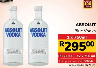 Absolut Blue Vodka