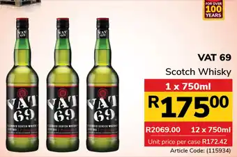Vat 69 Scotch Whisky