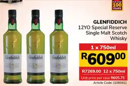 Jumbo Glenfiddich 12YO Special Reserve Single Malt Scotch Whisky offer