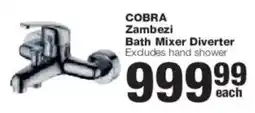 Build It Cobra Zambezi Bath Mixer Diverter offer