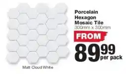 Build It Porcelain Hexagon Mosaic Tile offer