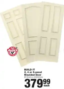 Build It Build it 2, 4 or 6-panel Moulded Door offer