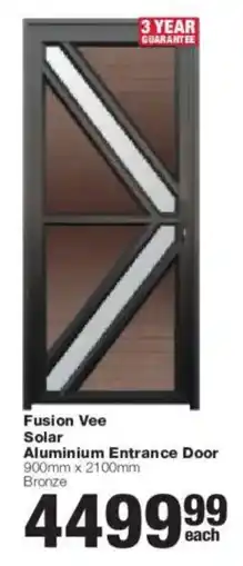 Build It Fusion Vee Solar Aluminium Entrance Door offer
