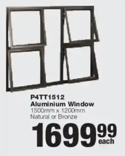 Build It P4TT1512 Aluminium Window offer
