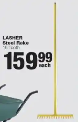 Build It Lasher Steel Rake offer