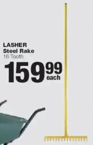 Build It Lasher Steel Rake offer