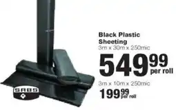 Build It Black Plastic Sheeting offer