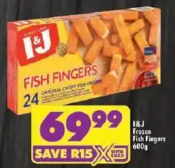 Shoprite I&J Frozen Fish Fingers offer
