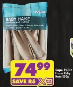 Shoprite Cape Point Frozen Baby Hake offer